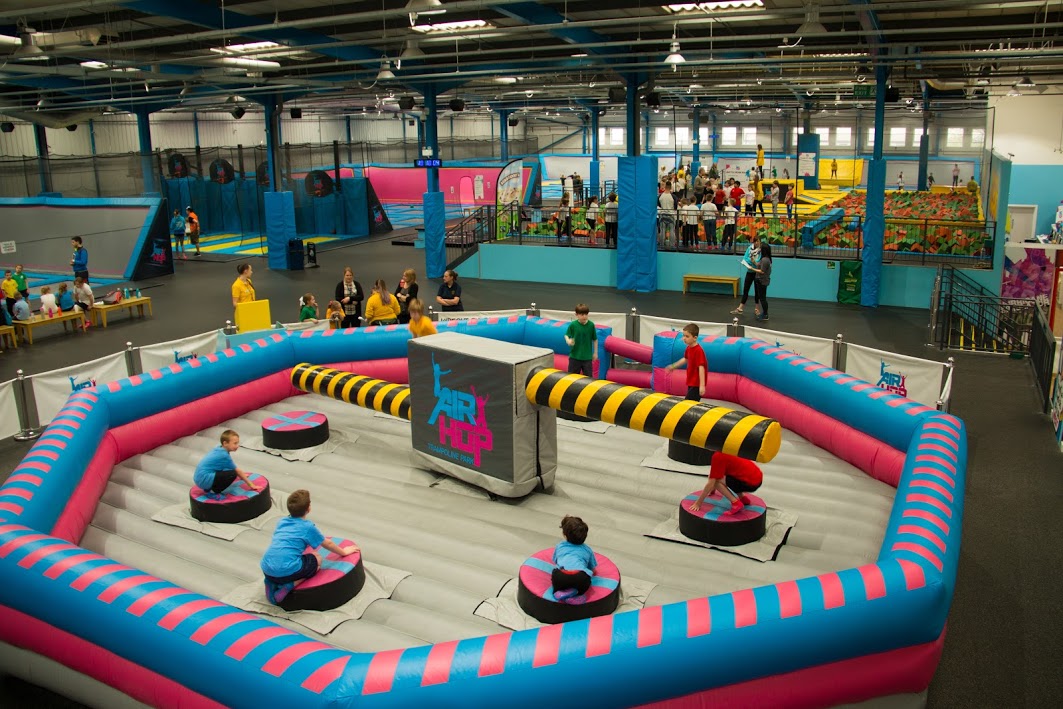 Airhop best Children having a bounce at airhop
